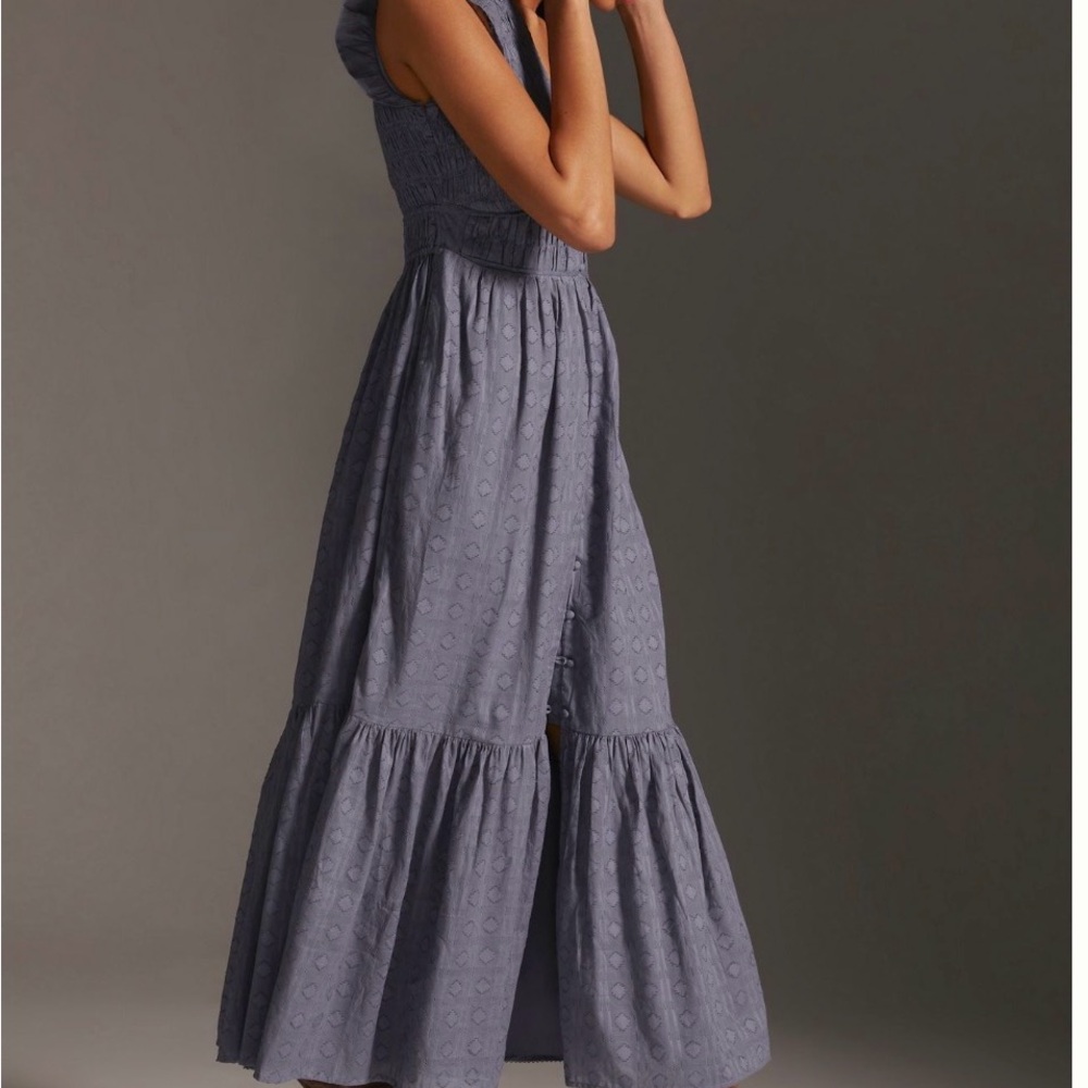 Anthropologie Charcoal Maxi Dress - Picture 4 of 9